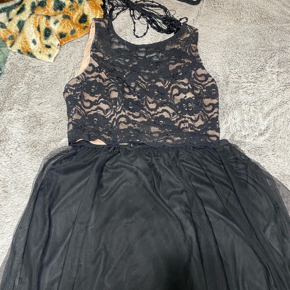 Jump apparel 2 piece dress could be used as prom dress or homecoming dress.